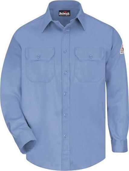 Bulwark SLU8L Uniform Shirt - Long Sizes - Light Blue - HIT a Double - 1