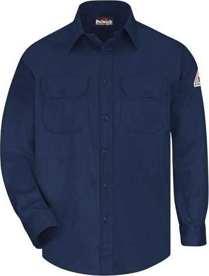 Bulwark SLU8L Uniform Shirt - Long Sizes - Navy - HIT a Double - 1