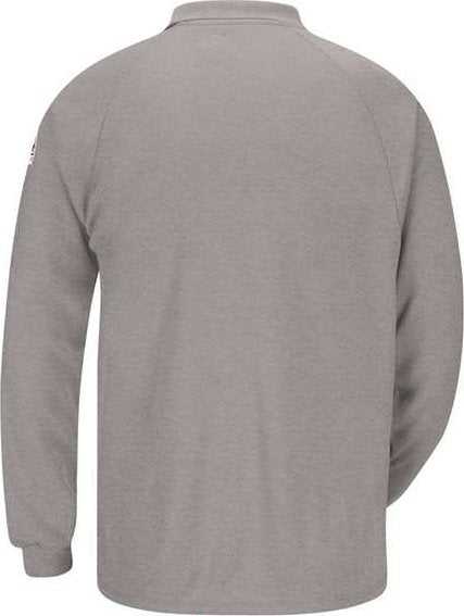 Bulwark SMP2 Classic Long Sleeve Polo - CoolTouch2 - Gray - HIT a Double - 2