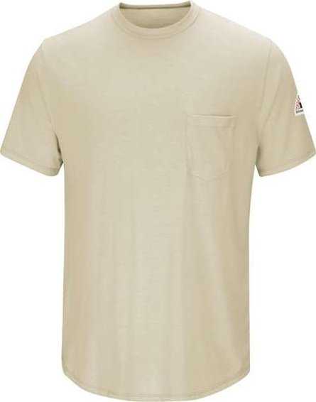 Bulwark SMT6 Short Sleeve Lightweight T-Shirt - Khaki - HIT a Double - 1