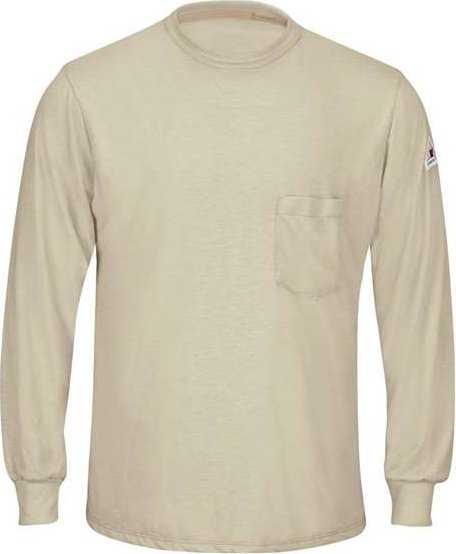 Bulwark SMT8 Long Sleeve Lightweight T-Shirt - Khaki - HIT a Double - 1