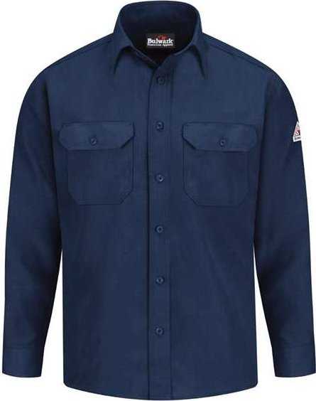 Bulwark SND2L Uniform Shirt Nomex IIIA - Long Sizes - Navy - HIT a Double - 1