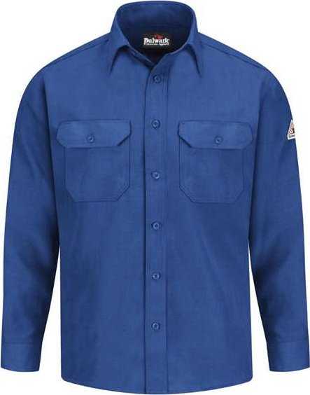 Bulwark SND2L Uniform Shirt Nomex IIIA - Long Sizes - Royal - HIT a Double - 1
