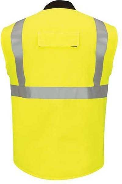 Bulwark VMS4HV Hi Vis Insulated Vest with Reflective Trim - CoolTouch2 - Yellow/ Green - HIT a Double - 2