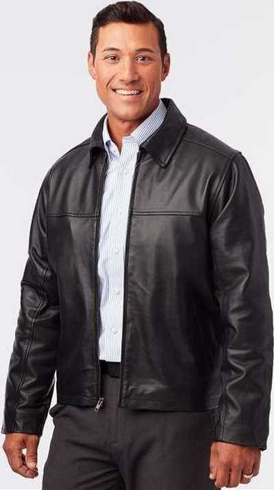 Burk's Bay 8000 Napa Leather Driving Jacket - Black - HIT a Double - 1