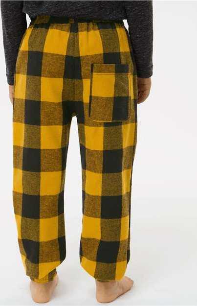 Burnside 4810 Youth Flannel Joggers - Gold/ Black - HIT a Double - 4