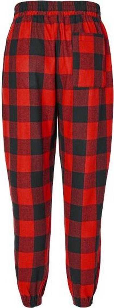 Burnside 4810 Youth Flannel Joggers - Red/ Black - HIT a Double - 5