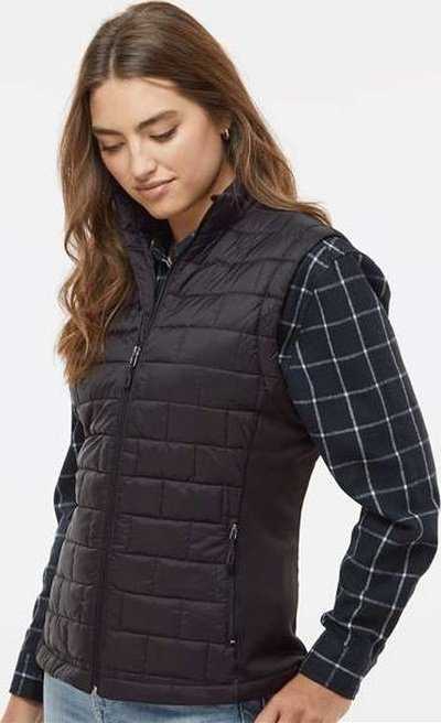 Burnside 5703 Women&#39;s Elemental Puffer Vest - Black - HIT a Double - 3