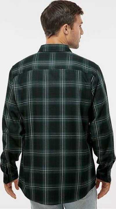 Burnside 8220 Perfect Flannel Work Shirt - Black/ Army - HIT a Double - 4