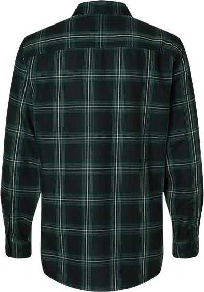 Burnside 8220 Perfect Flannel Work Shirt - Black/ Army - HIT a Double - 5