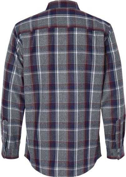 Burnside 8220 Perfect Flannel Work Shirt - Heather Gray/ Navy - HIT a Double - 5