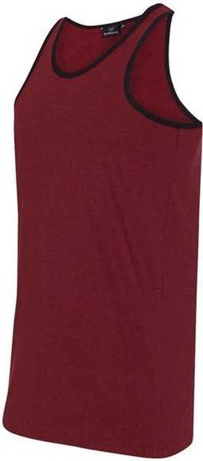 Burnside 9111 Heathered Tank Top - Heather Red - HIT a Double - 2