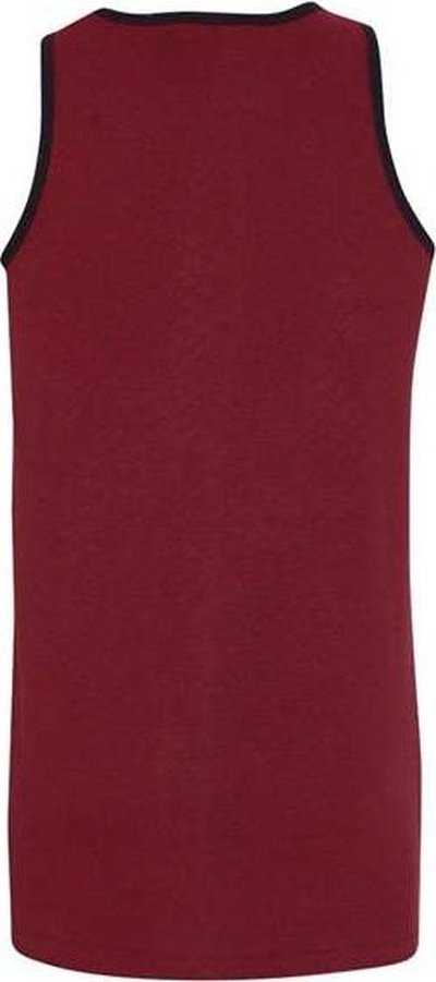 Burnside 9111 Heathered Tank Top - Heather Red - HIT a Double - 3