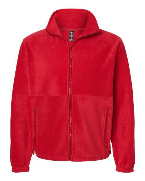 Burnside 3062 Polar Fleece Full-Zip Jacket - Red - HIT a Double