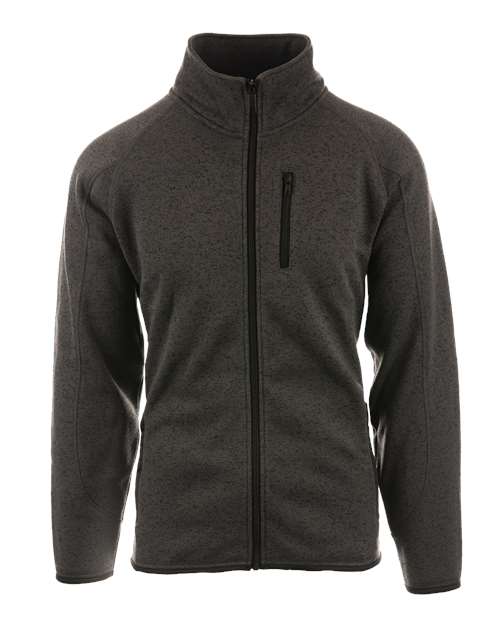 Burnside 3901 Sweater Knit Jacket - Steel - HIT a Double
