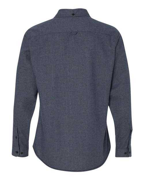 Burnside 8200 Long Sleeve Solid Flannel Shirt - Denim - HIT a Double