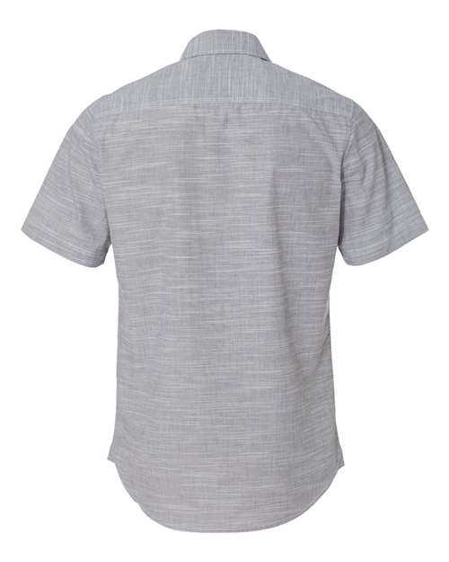 Burnside 9247 Textured Solid Short Sleeve Shirt - Black - HIT a Double - 3