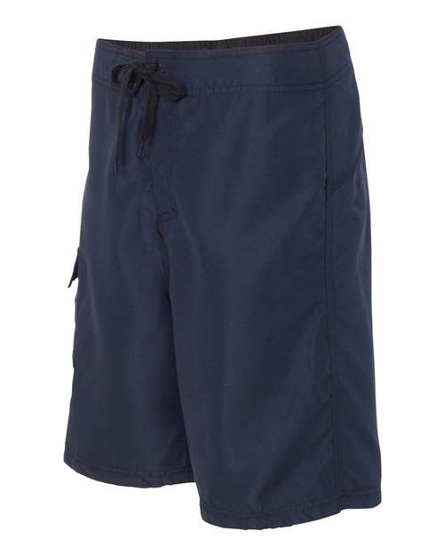 Burnside 9301 Solid Board Shorts - Navy - HIT a Double