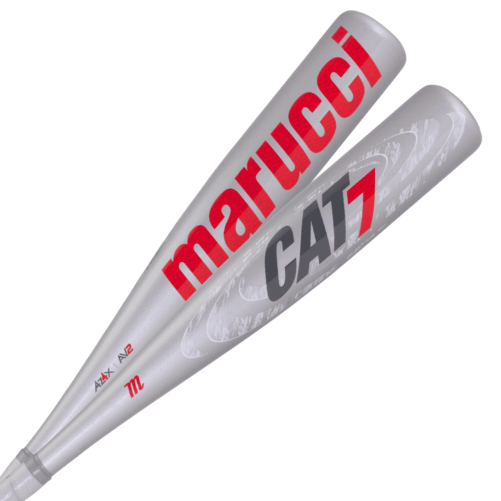 Marucci Cat7 Senior League (-10) 2 3/4" Bat - Silver - HIT A Double