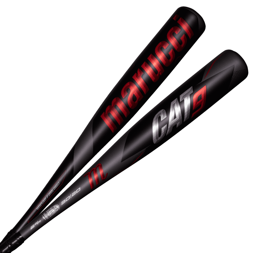 Marucci Cat9 Senior League (-10) 2 3/4&quot; Bat - Black Red - HIT a Double