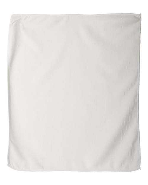 Carmel Towel Company C1118M Microfiber Rally Towel - White - HIT a Double