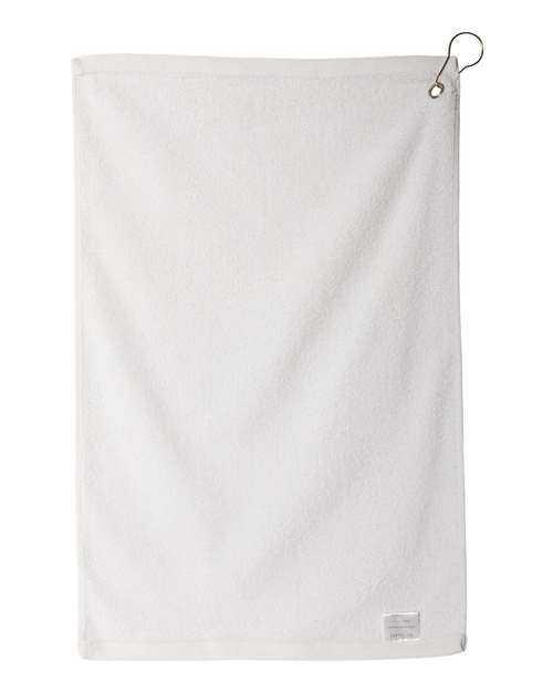 Carmel Towel Company C1518MGH Microfiber Golf Towel - White - HIT a Double