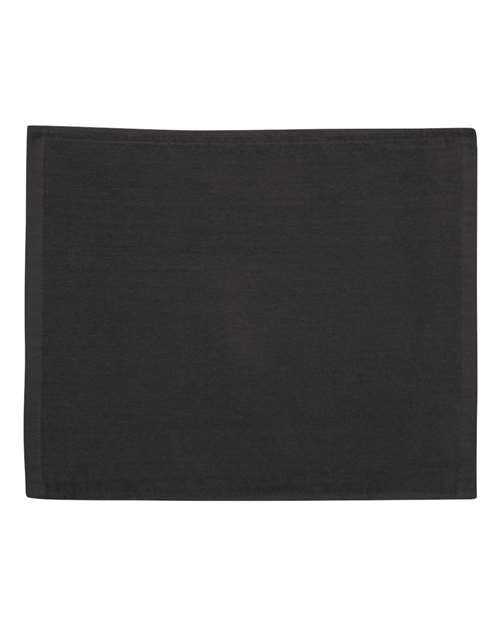 Carmel Towel Company C1518 Velour Hemmed Towel - Black - HIT a Double