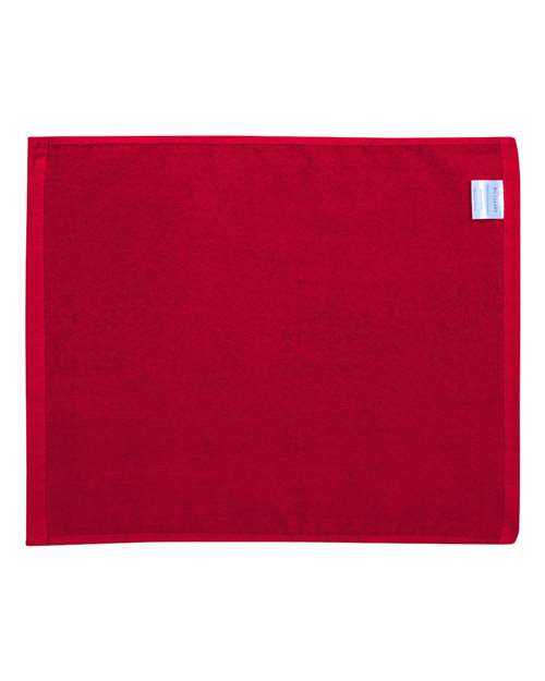 Carmel Towel Company C1518 Velour Hemmed Towel - Red - HIT a Double