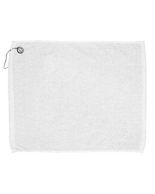 Carmel Towel Company C162523GH Golf Towel - White - HIT a Double
