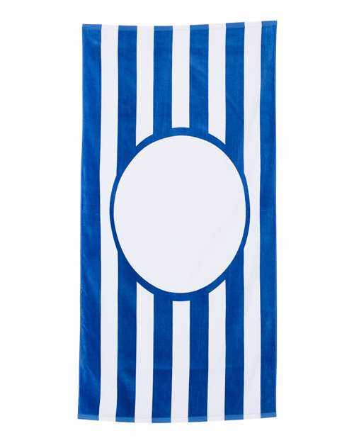 Carmel Towel Company C3060ST Striped Beach Towel - Royal - HIT a Double