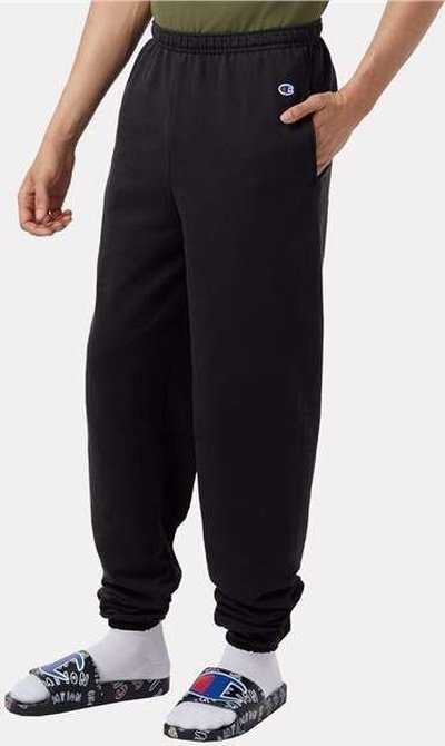Champion P950 Powerblend Sweatpants with Pockets - Black - HIT a Double - 2