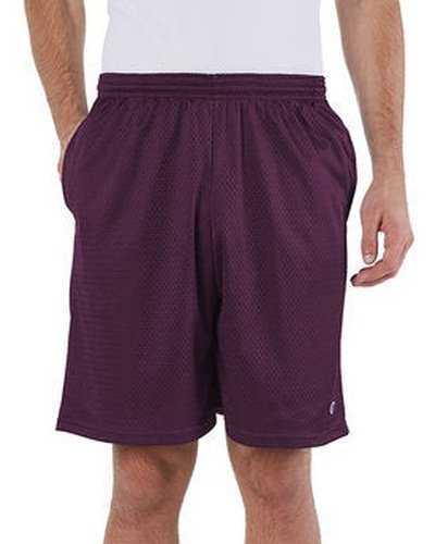 Champion 81622 Adult Mesh Short with Pockets - Maroon - HIT a Double