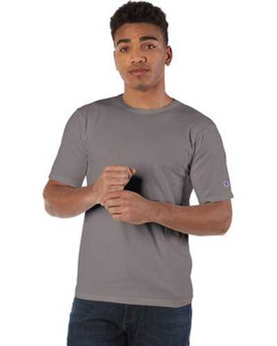 Champion CD100CH Unisex Garment-Dyed T-Shirt - Concrete - HIT a Double