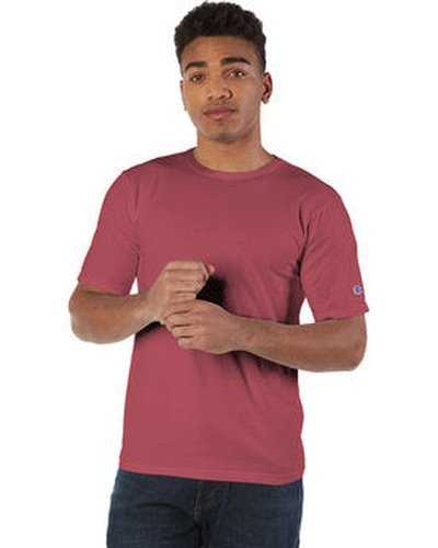 Champion CD100CH Unisex Garment-Dyed T-Shirt - Crimson - HIT a Double