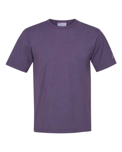 Champion CD100 Garment Dyed Short Sleeve T-Shirt - Grape Soda - HIT a Double
