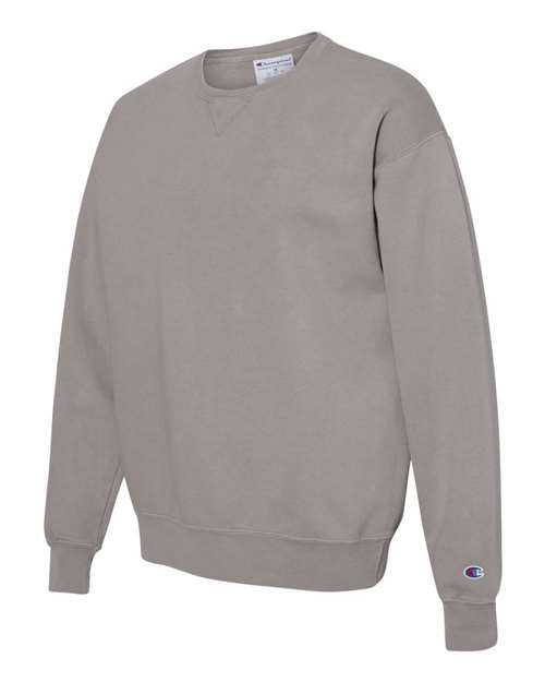 Champion CD400 Garment Dyed Crewneck Sweatshirt - Concrete - HIT a Double