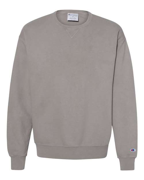 Champion CD400 Garment Dyed Crewneck Sweatshirt - Concrete - HIT a Double