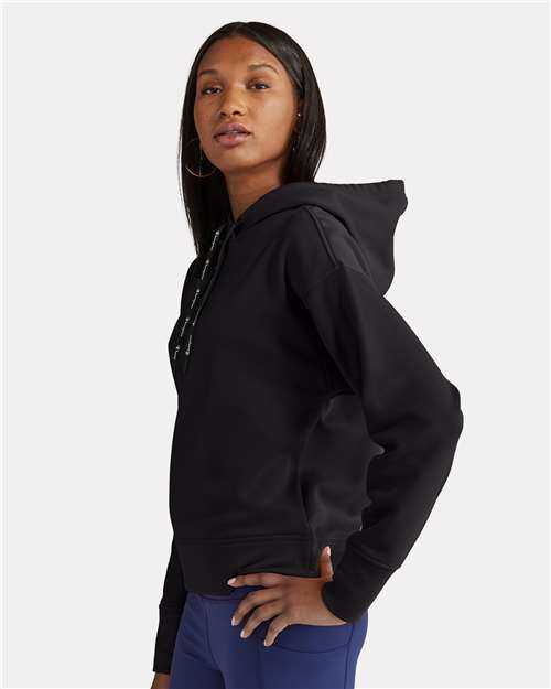 Champion CHP100 Women&#39;s Sport Hooded Sweatshirt - Black&quot; - &quot;HIT a Double