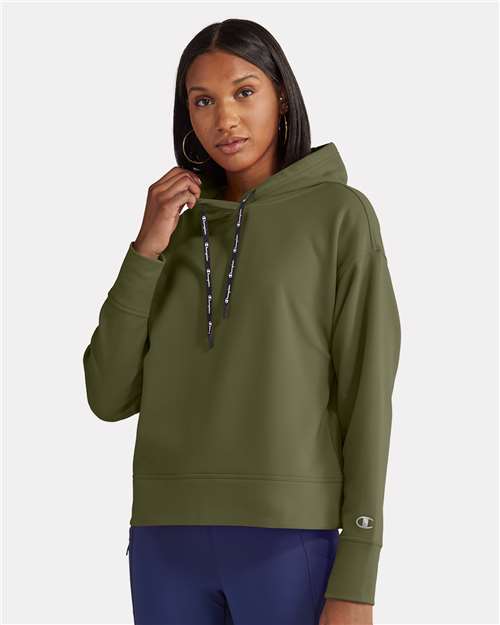 Champion CHP100 Women&#39;s Sport Hooded Sweatshirt - Fresh Olive&quot; - &quot;HIT a Double