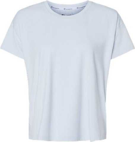 Champion CHP130 Women's Sport Soft Touch T-Shirt - Collage Blue" - "HIT a Double
