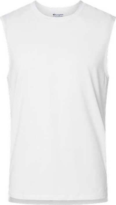 Champion CHP170 Sport Muscle T-Shirt - White" - "HIT a Double