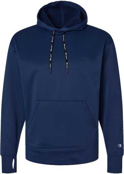 Champion CHP180 Sport Hooded Sweatshirt - Athletic Navy&quot; - &quot;HIT a Double