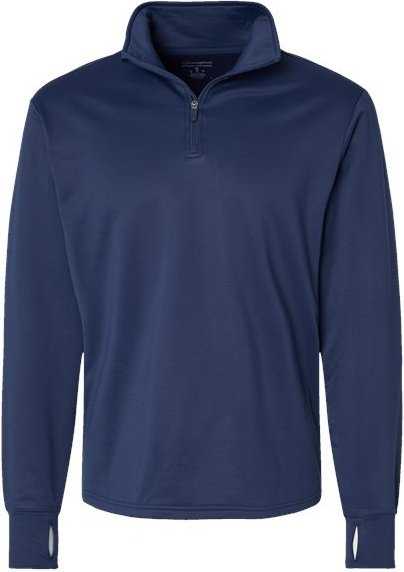 Champion CHP190 Sport Quarter-Zip Pullover - Athletic Navy" - "HIT a Double