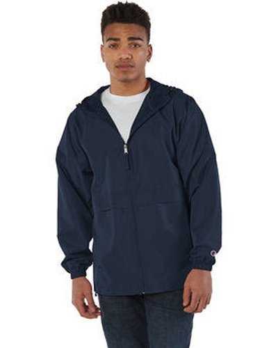 Champion CO125 Adult Full-Zip Anorak Jacket - Navy - HIT a Double