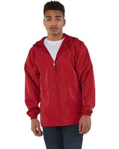 Champion CO125 Adult Full-Zip Anorak Jacket - Scarlet - HIT a Double