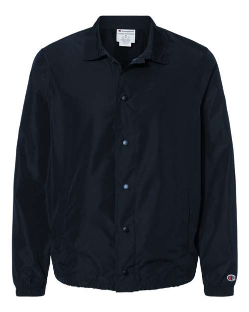 Champion CO126 Coach&#39;s Jacket - Navy - HIT a Double
