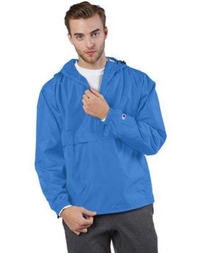 Champion CO200 Adult Packable Anorak 1 4 Zip Jacket - Athletic Royal - HIT a Double