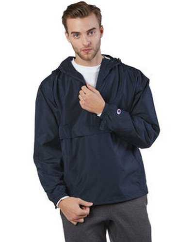 Champion CO200 Adult Packable Anorak 1 4 Zip Jacket - Navy - HIT a Double