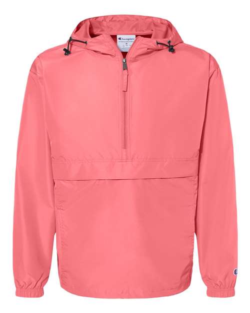 Champion CO200 Packable Quarter-Zip Jacket - Pink Candy - HIT a Double