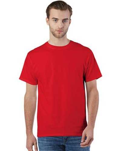 Champion CP10 Adult Ringspun Cotton T-Shirt - Athletic Red - HIT a Double